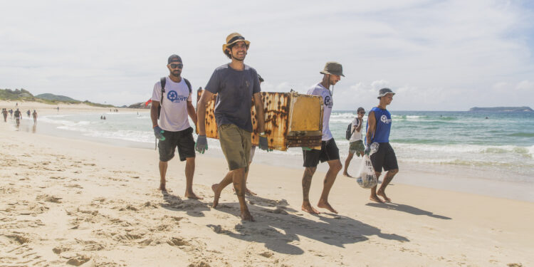 Resultados da Ação de Limpeza na Praia Mole, Santa Catarina