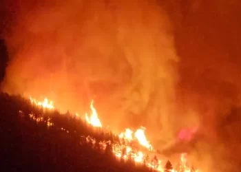 Incêndio ‘fora de controle’ avança na ilha espanhola de Tenerife