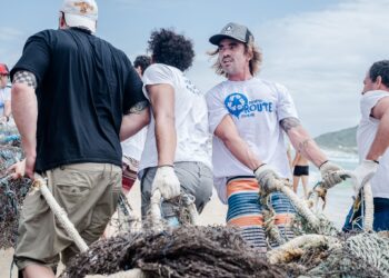 Time marisco: O mundo subaquático da ação de limpeza