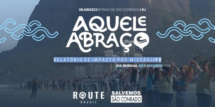 Aquele Abraço 2023: Abraçando oceanos e transformando comunidades em São Conrado, Rio de Janeiro